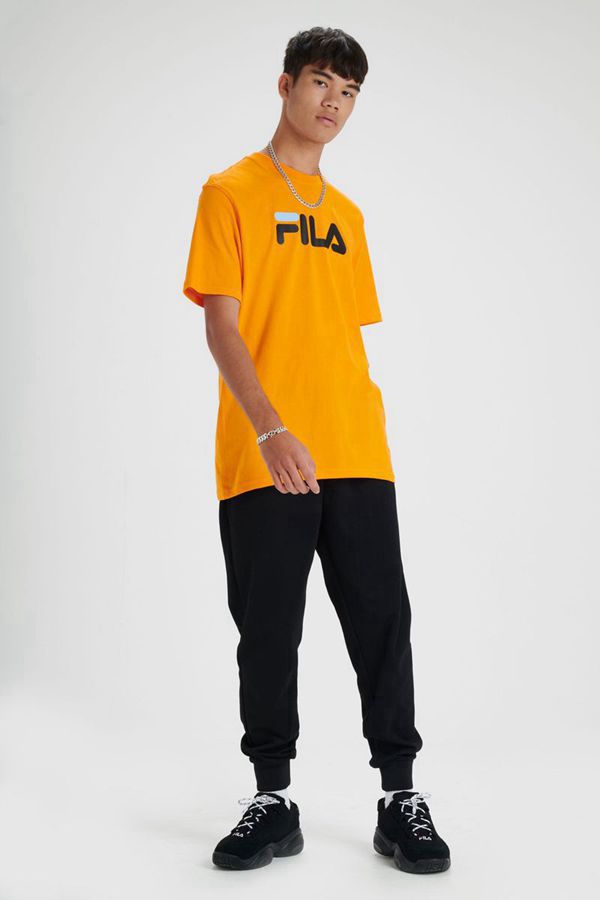 Camisetas Fila Homem Laranja/Pretas/Azuis - Fila Eagle Portugal Lisboa,FDYT-42987